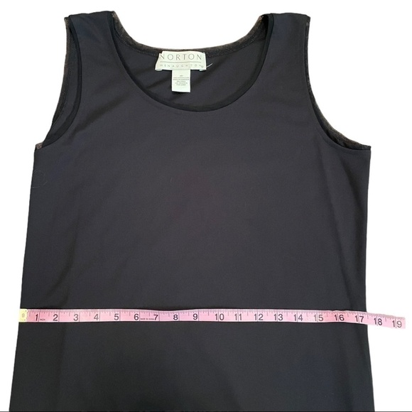 Norton McNaughton Black Sleeveless Midi Dress Size M - Picture 8 of 11
